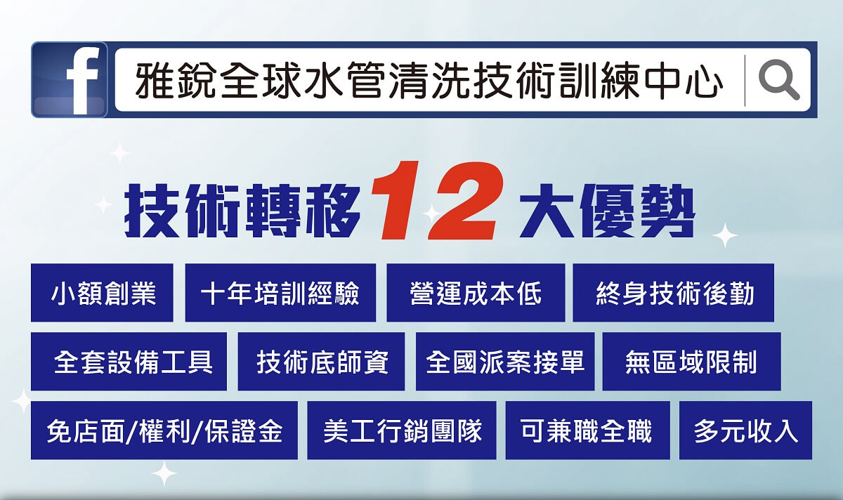 清洗水管加盟優勢