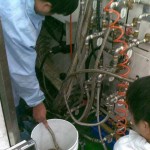 科技廠模溫機管路清洗